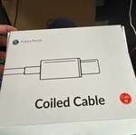 Keychron coiled cable new, unused