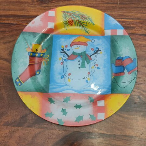 Christmas platter like new