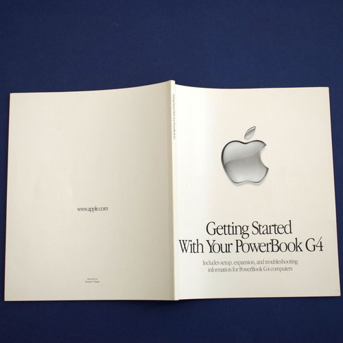 Apple Mac Powerbook G4 manual book new
