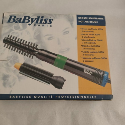 Babyliss Electric Double Hair Brush 300W new with 2 brushes
