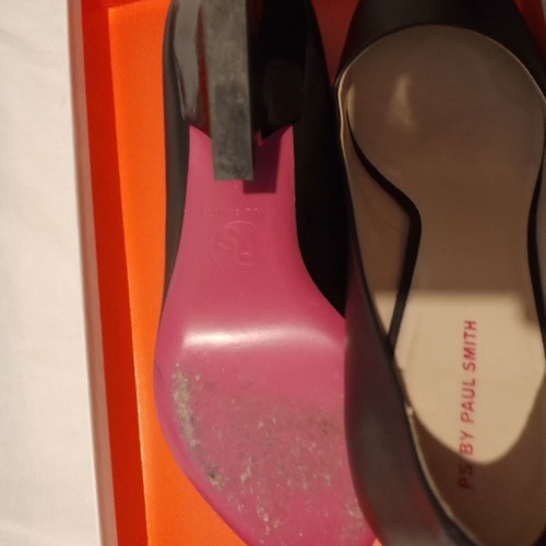 Paul Smith women's shoes size 41 used leather with pink insole