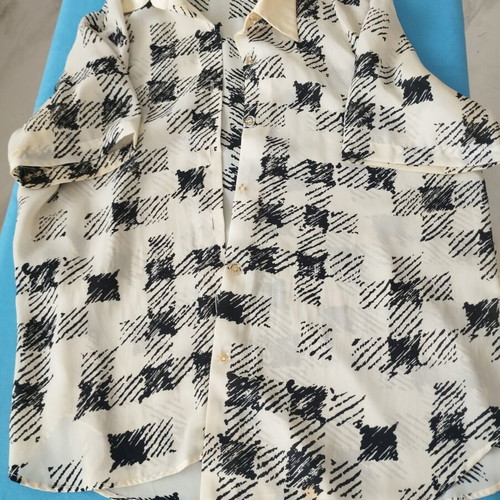 Pierre Cardin Retro Overshirt XXL like new, black and beige