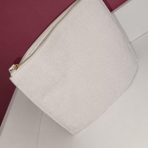 Guerlain makeup bag like new, white