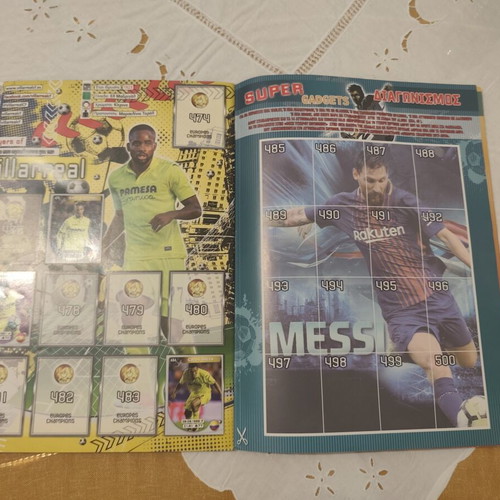 Europe's Champions 2017/18 sticker album like new