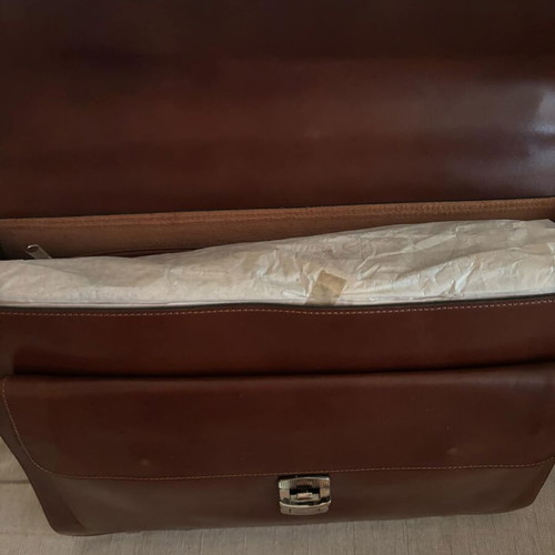 Leather bag brown like new, unused