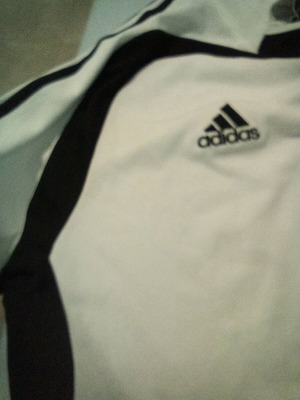 Adidas men's long-sleeve shirt new, black and white, XXL
