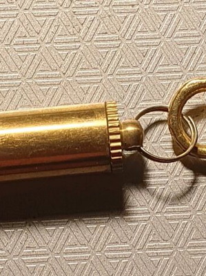 Bullet-shaped petrol lighter like new, vintage 50's