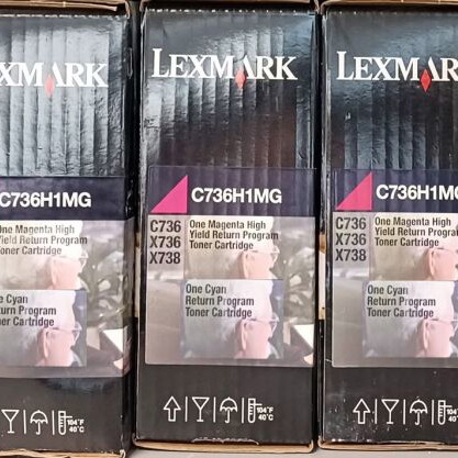 Lexmark toner for C736 X736 X738 like new