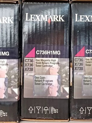 Lexmark toner for C736 X736 X738 like new