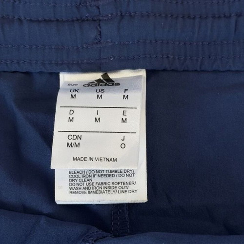 Adidas Climalite men's football shorts size M like new, dark blue
