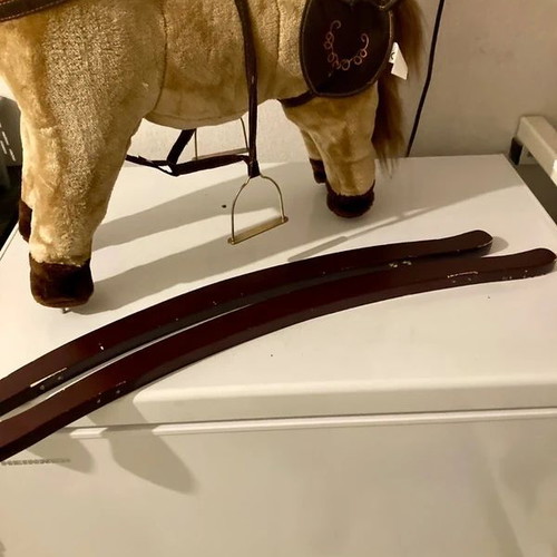 Children's rocking horse used, plush with sound