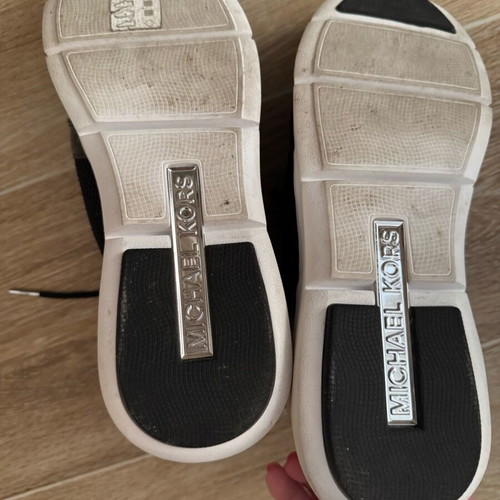 Michael Kors athletic shoes like new, size 40.5, black and silver