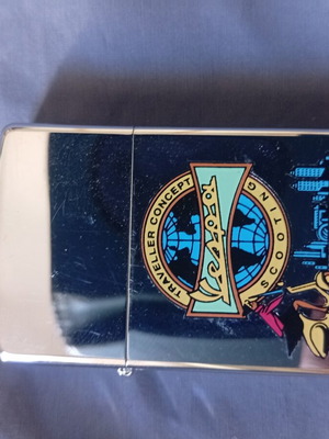 Vintage Zippo lighter 1995 with Vespa theme, like new