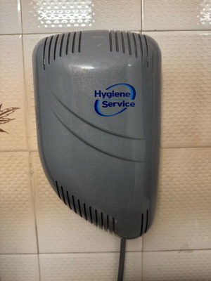 Hygiene Service toilet disinfection device silver like new
