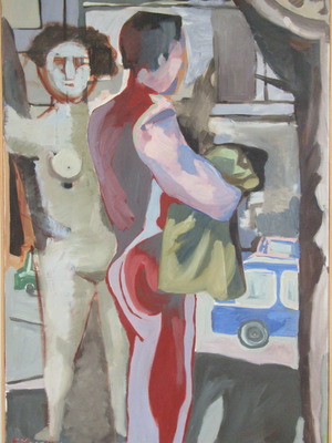 Ζωγραφική λάδι σε καμβά έργο της Ελσας Μαγαζιάν 70x100