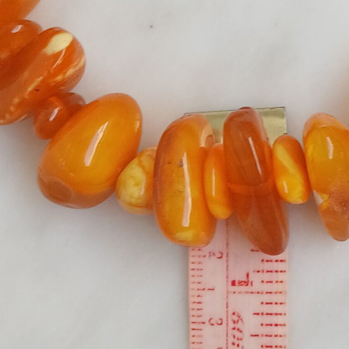 Baltic amber necklace 53 cm, 65 grams