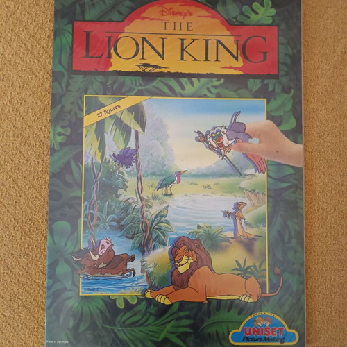 Lion King sticker album new New Old Stock