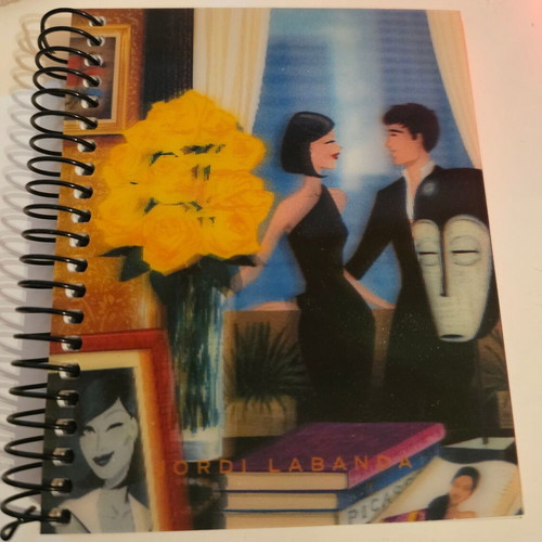 Miquerlius spiral notebook new with 3d cover