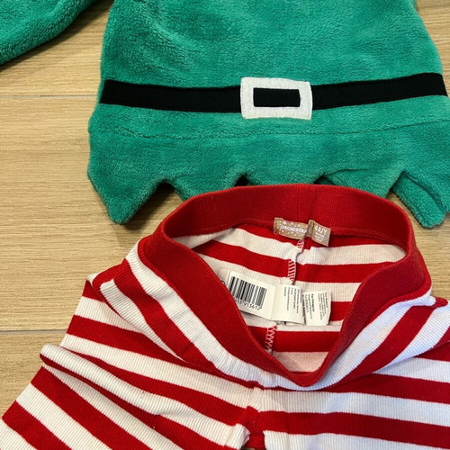 Elf pajama set 3 pieces for 4 years like new