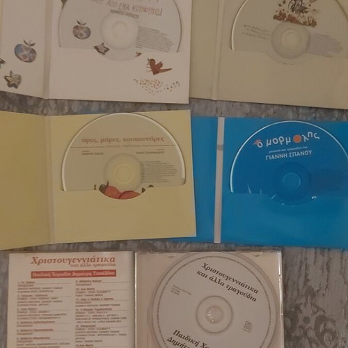 Children's songs five CDs like new by renowned artists