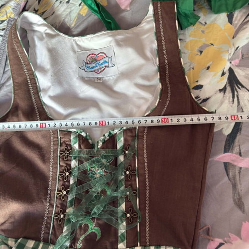 Busserl Trahten traditional Bavarian dress and blouse used, size S