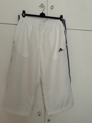 Adidas unisex, αντιανεμικό, λευκό, αφόρετο, XL. Μήκος 80, πάνω από τον αστράγαλο, περίμ. μέσης 91