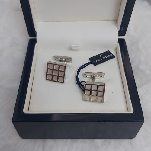 Daniel Hechter Men's Cufflinks with Mother of Pearl New
