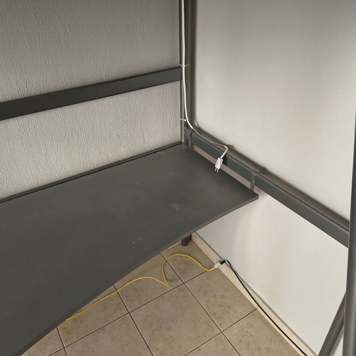 IKEA Svarta loft bed with extra desk like new