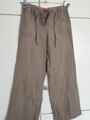 Linen pants Small gray Straight brand like new