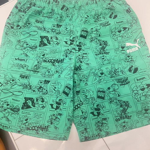 Puma boys' swimwear like new, green, size 11-12 years