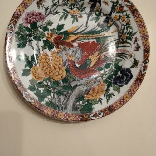 Decorative wall plates set, like new, pack of 4
