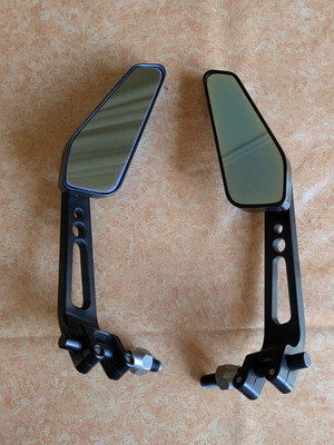 Rizoma motorcycle mirrors like new, light smoked
