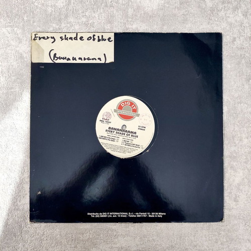 Bananarama Every Shade Of Blue 12'' Vinyl Maxi Single used, electronic