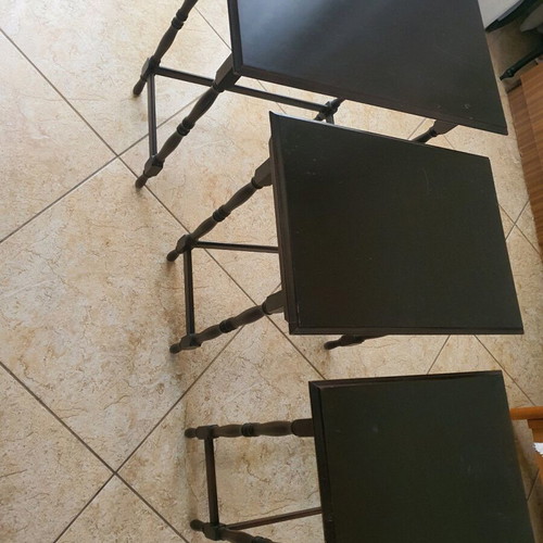 Side tables used, set of 3 pieces