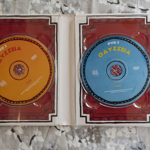 Odyssey DVD box set like new, dubbed in Greek, 4 discs