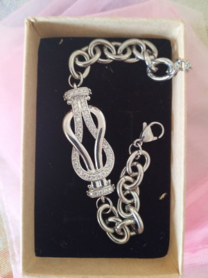 A.L.E. women's silver bracelet