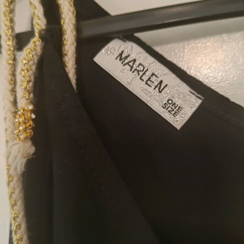 Marlen black summer blouse like new, one size