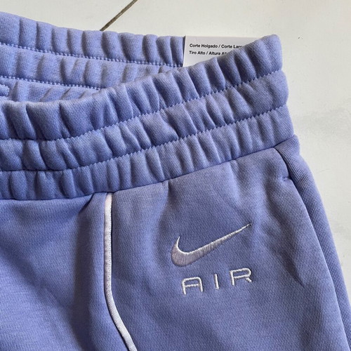 Nike Air women's shorts new, loose fit high rise, purple size M