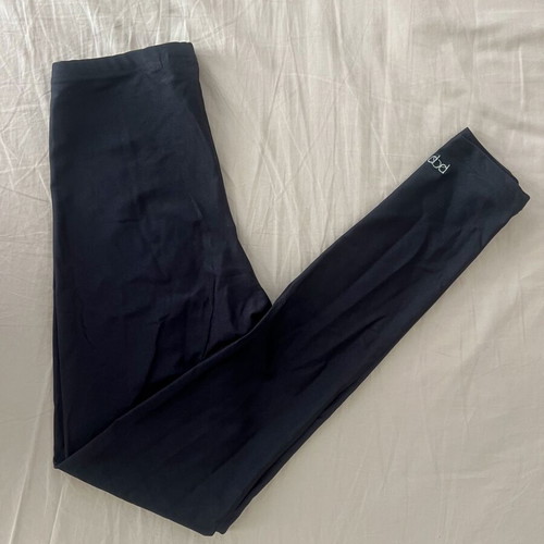 PCP leggings used, black, fitted, high-waist, size S