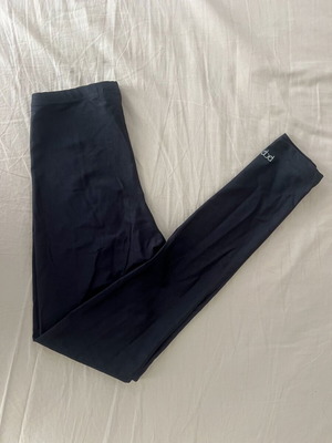 PCP leggings used, black, fitted, high-waist, size S