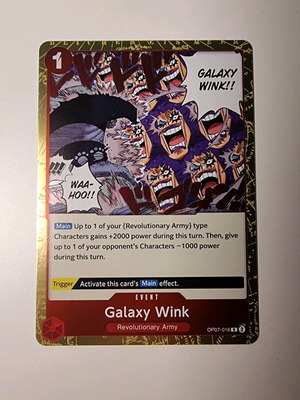 Galaxy Wink One Piece Card Game OP07-016 Rare