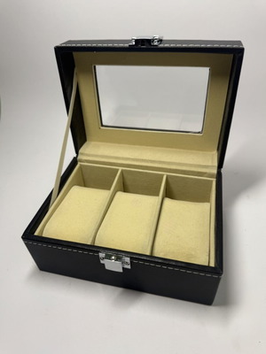 Watch box new, with 3 compartments