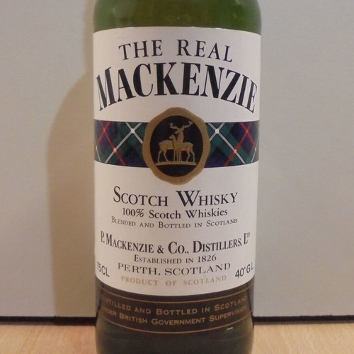 The Real Mackenzie Scotch Whisky old sealed bottle 750ml like new