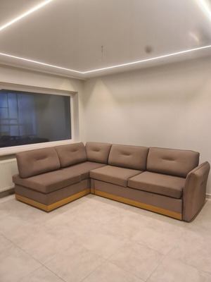 Corner sofa like new 300x210 cm with storage and bed function