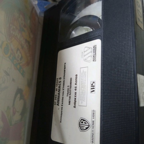 Animaniacs VHS tapes used, pack of 3
