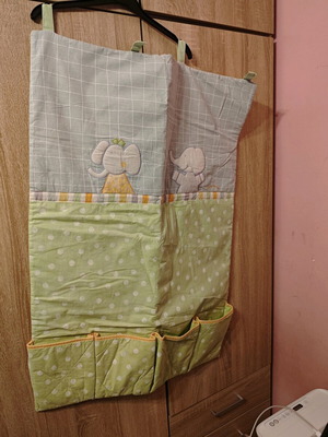 Fabric hanging organizer like new