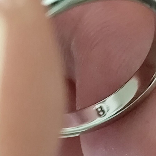 Christian Dior ring new, silver and gold, size 57