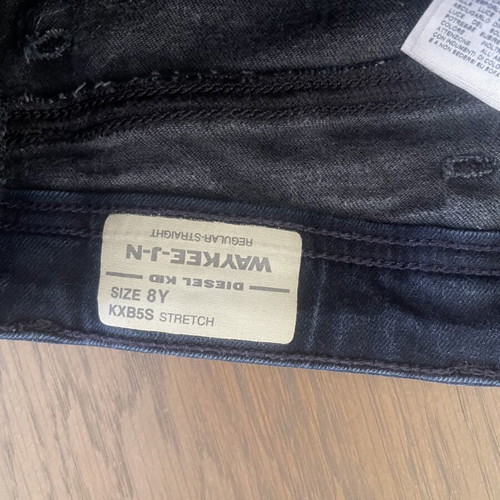 Diesel kids' jeans like new, size 128 cm, blue