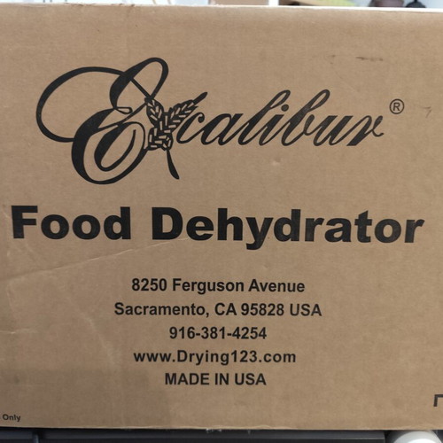 Excalibur 3926T Food Dehydrator 9 Trays used with Transformer