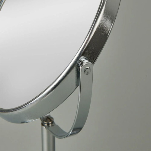 Chrome Double-Sided Vanity Mirror 25cm like new